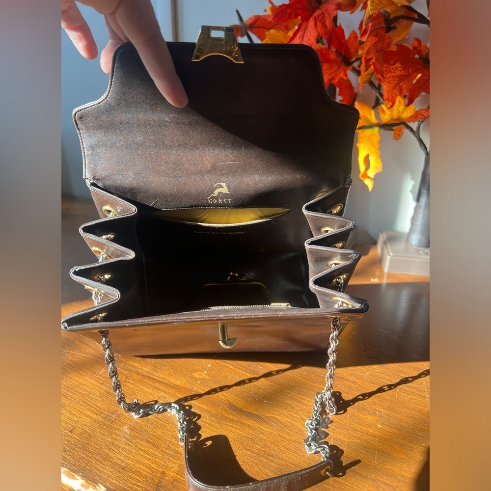 Vintage Koret Brown Leather Handbag Purse